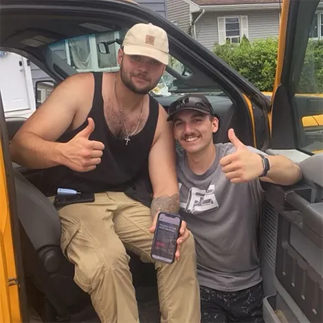 Faria's team on the job